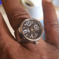 Montre à bague décorative réglable